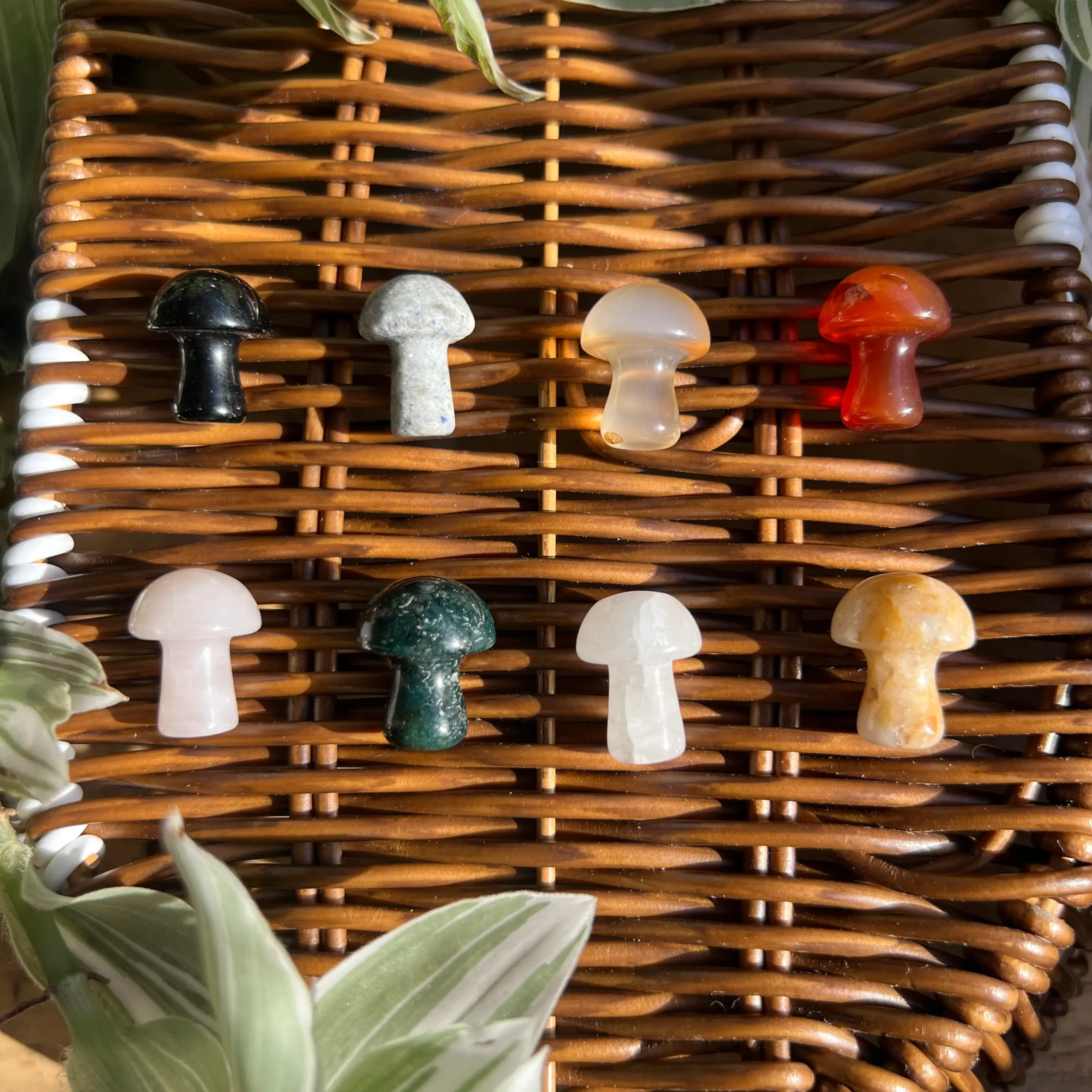 Mini Hongo de Cristal Natural | Decoración, Reiki y Manualidades DIY