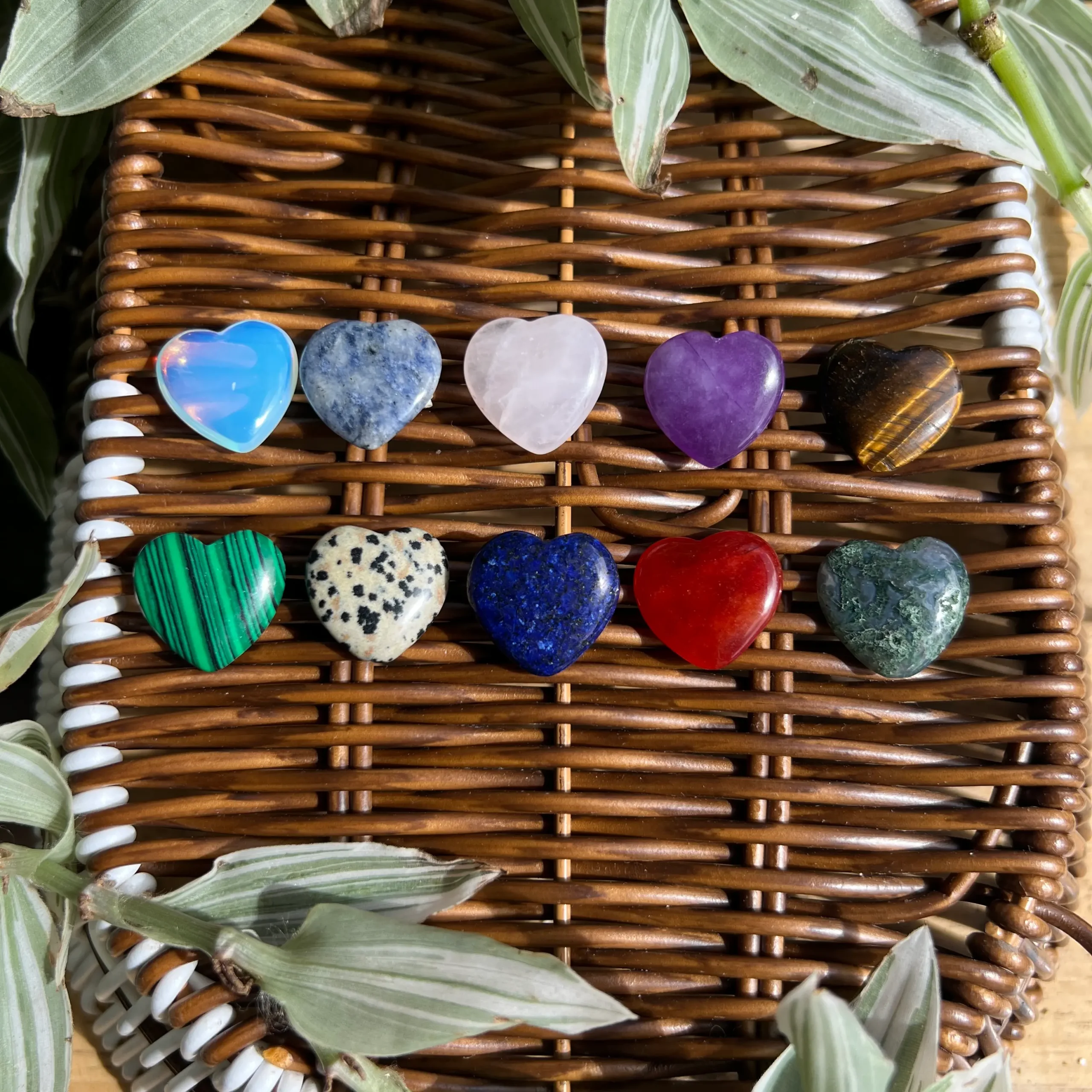Corazón de Cristal Natural 20 mm | Piedra Curativa para Decoración y Energía