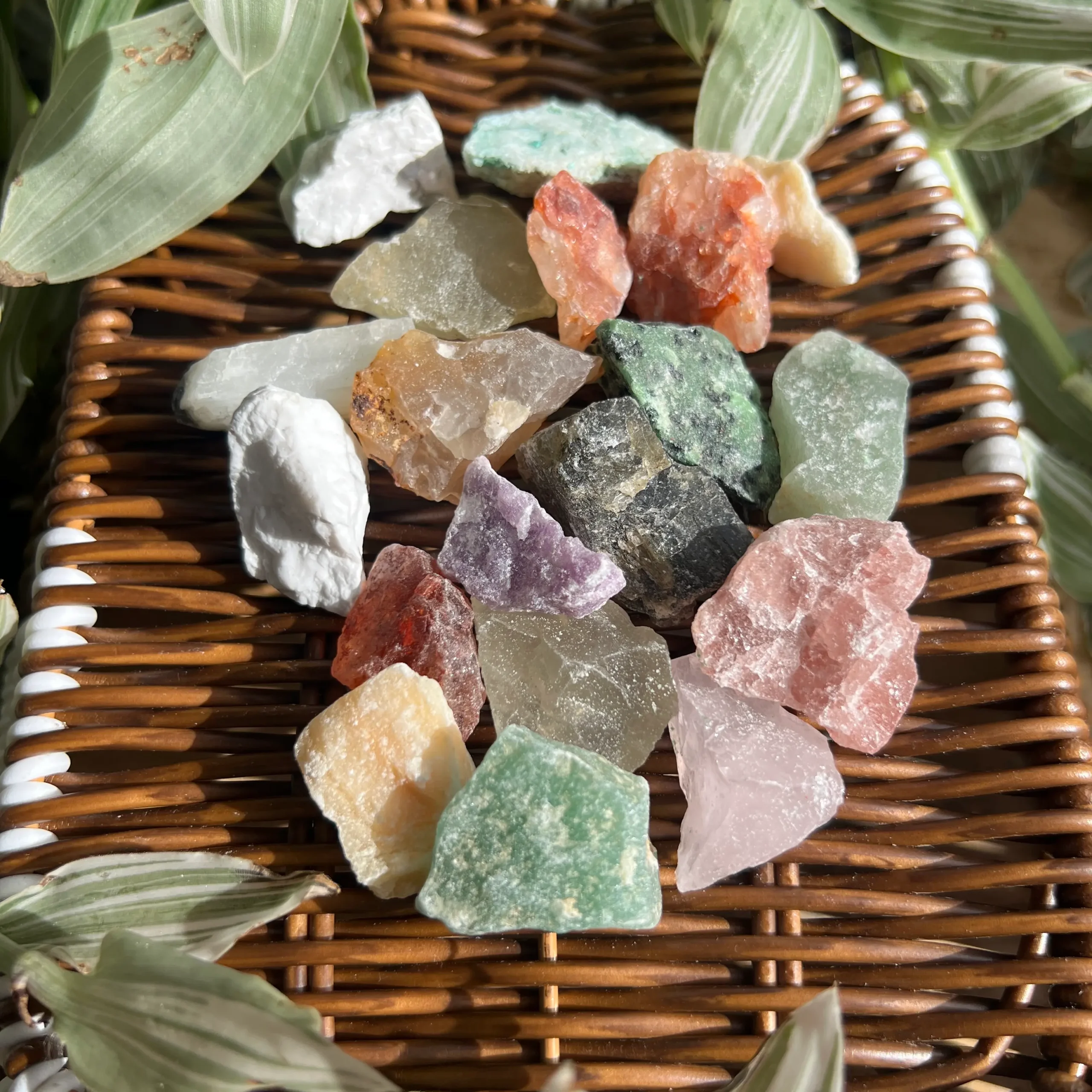 Mix de 5 Piedras Naturales Irregulares | Cristales en Bruto de 45-50 gramos aprox.